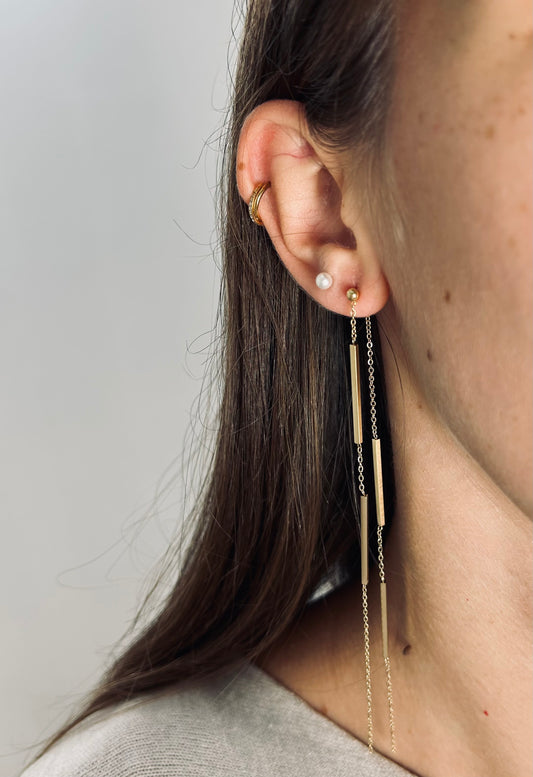 Boucles d’oreilles géométriques